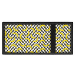 Zigzag Banana Pattern Print Trifold Wallet
