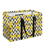 Zigzag Banana Pattern Print Utility Tote Bag