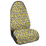 Zigzag Banana Pattern Print Waterproof Car Seat Cover