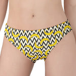 Zigzag Banana Pattern Print Women's Panties