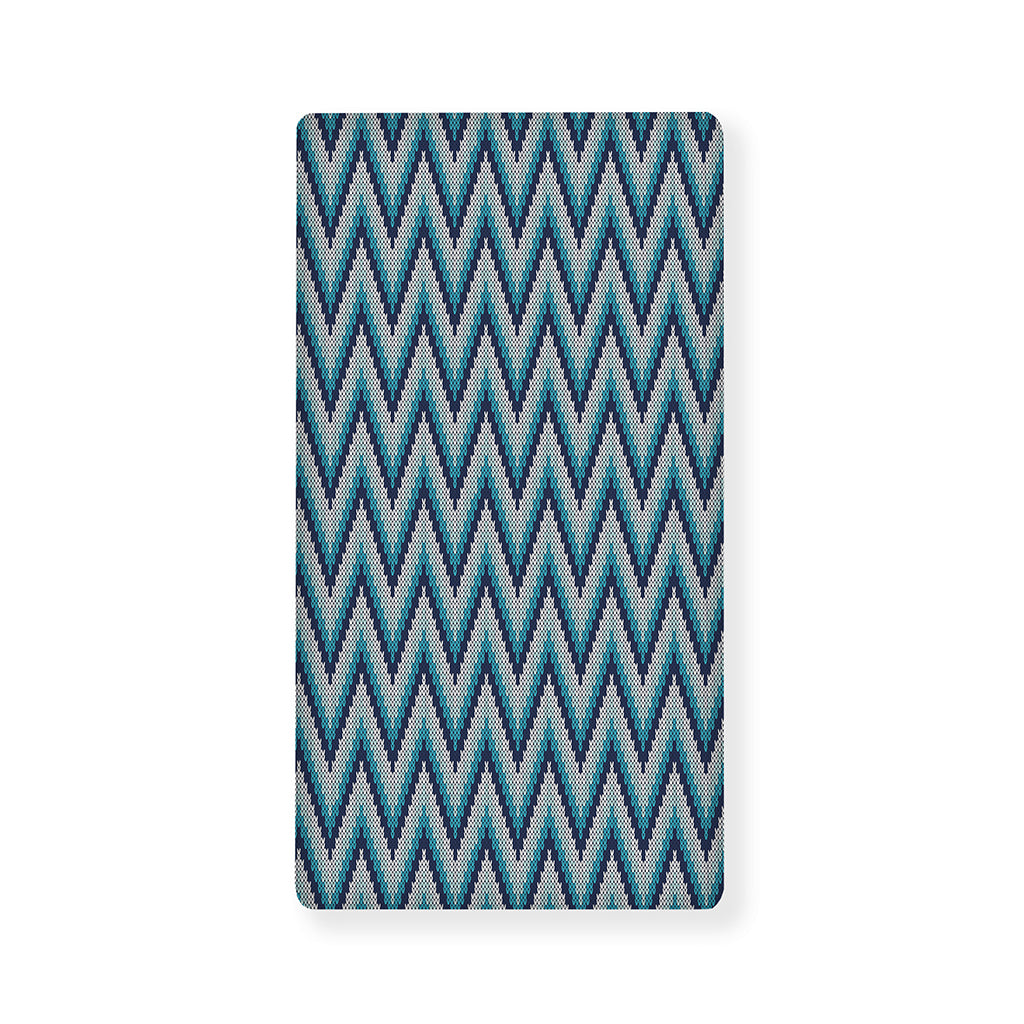 Zigzag Knitted Pattern Print Baby Crib Sheet