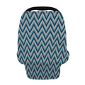 Zigzag Knitted Pattern Print Baby Seat Cover