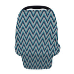 Zigzag Knitted Pattern Print Baby Seat Cover