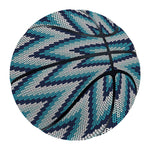 Zigzag Knitted Pattern Print Basketball