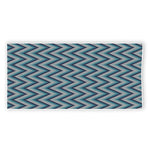 Zigzag Knitted Pattern Print Beach Towel