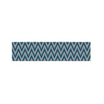 Zigzag Knitted Pattern Print Bed Runner