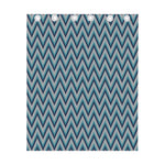 Zigzag Knitted Pattern Print Curtain