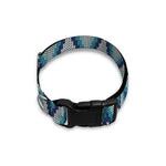 Zigzag Knitted Pattern Print Dog Collar