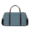 Zigzag Knitted Pattern Print Duffel Bag
