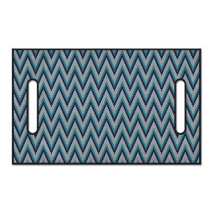 Zigzag Knitted Pattern Print Golf Cart Seat Cover