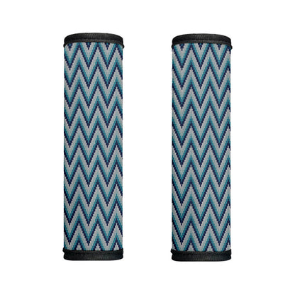 Zigzag Knitted Pattern Print Handle Covers