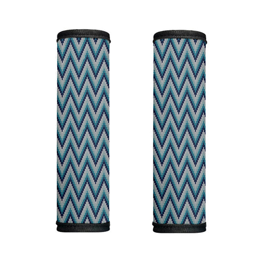 Zigzag Knitted Pattern Print Handle Covers