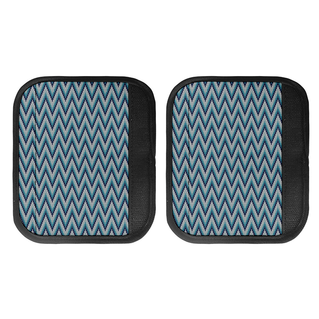 Zigzag Knitted Pattern Print Handle Covers