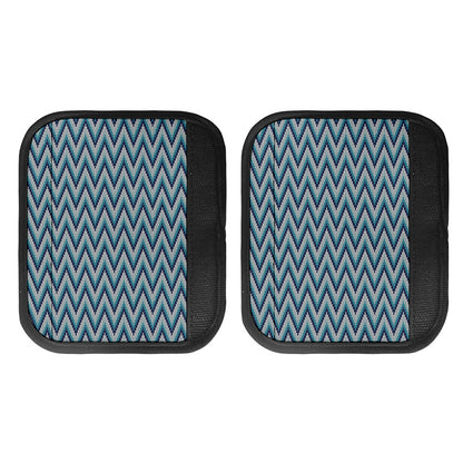 Zigzag Knitted Pattern Print Handle Covers