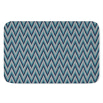Zigzag Knitted Pattern Print Indoor Door Mat