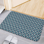 Zigzag Knitted Pattern Print Indoor Door Mat