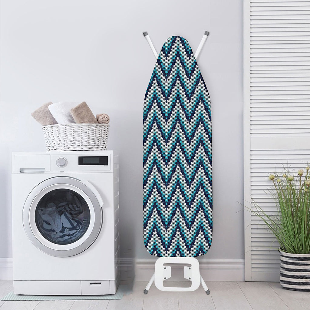 Zigzag Knitted Pattern Print Ironing Board Cover