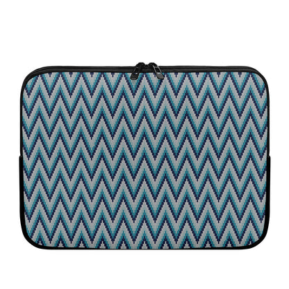 Zigzag Knitted Pattern Print Laptop Sleeve