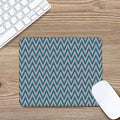 Zigzag Knitted Pattern Print Mouse Pad