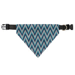 Zigzag Knitted Pattern Print Over The Collar Dog Bandana