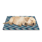 Zigzag Knitted Pattern Print Pet Cooling Mat Cover