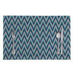 Zigzag Knitted Pattern Print Placemat