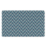 Zigzag Knitted Pattern Print Polyester Doormat