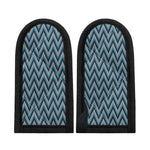Zigzag Knitted Pattern Print Skillet Handle Cover