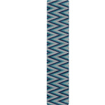Zigzag Knitted Pattern Print Table Runner