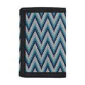 Zigzag Knitted Pattern Print Trifold Wallet
