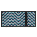 Zigzag Knitted Pattern Print Trifold Wallet