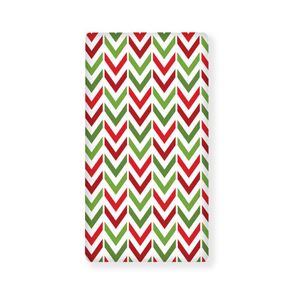 Zigzag Merry Christmas Pattern Print Baby Crib Sheet