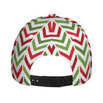 Zigzag Merry Christmas Pattern Print Baseball Cap
