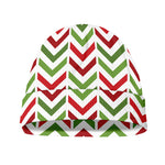 Zigzag Merry Christmas Pattern Print Beanie