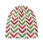 Zigzag Merry Christmas Pattern Print Beanie