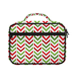 Zigzag Merry Christmas Pattern Print Briefcase Bible Bag