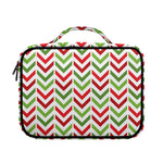 Zigzag Merry Christmas Pattern Print Briefcase Bible Bag