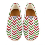 Zigzag Merry Christmas Pattern Print Casual Shoes