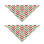 Zigzag Merry Christmas Pattern Print Dog Bandana