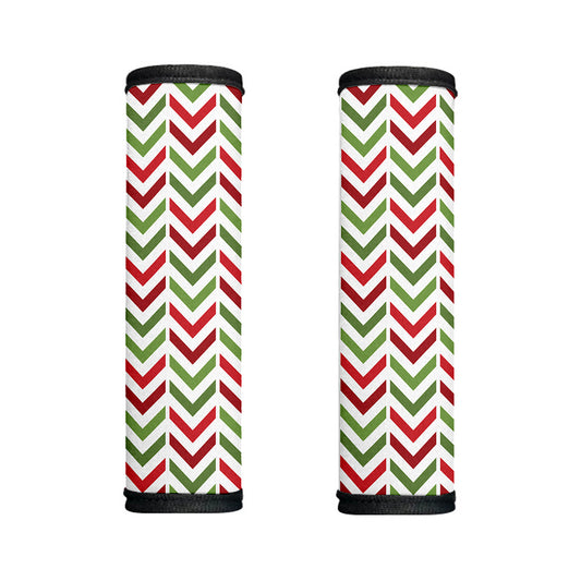 Zigzag Merry Christmas Pattern Print Handle Covers