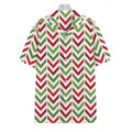 Zigzag Merry Christmas Pattern Print Hawaiian Shirt