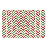 Zigzag Merry Christmas Pattern Print Indoor Door Mat