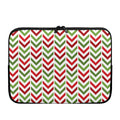 Zigzag Merry Christmas Pattern Print Laptop Sleeve