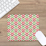 Zigzag Merry Christmas Pattern Print Mouse Pad