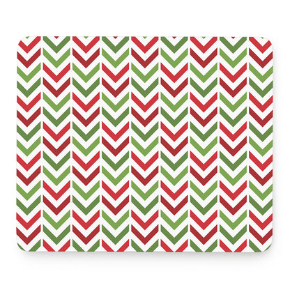 Zigzag Merry Christmas Pattern Print Mouse Pad
