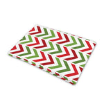 Zigzag Merry Christmas Pattern Print Pet Cooling Mat Cover