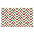 Zigzag Merry Christmas Pattern Print Polyester Doormat