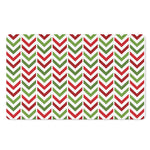Zigzag Merry Christmas Pattern Print Polyester Doormat