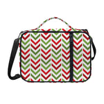 Zigzag Merry Christmas Pattern Print Shoulder Strap Bible Bag