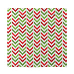 Zigzag Merry Christmas Pattern Print Silk Bandana
